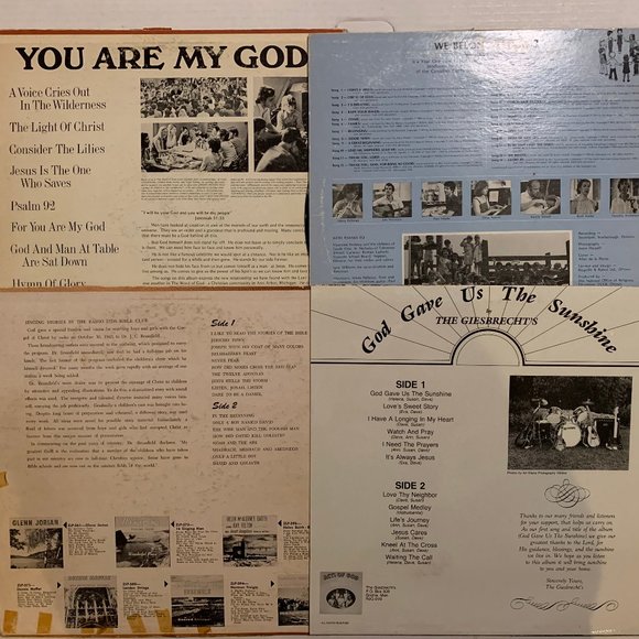 4 Christian Religious Vinyl LP Records - Picture 2 of 4